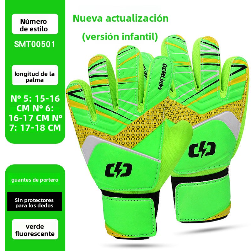Kids' Goalkeeper Gloves for Sale: Professional Latex with Finger Protection