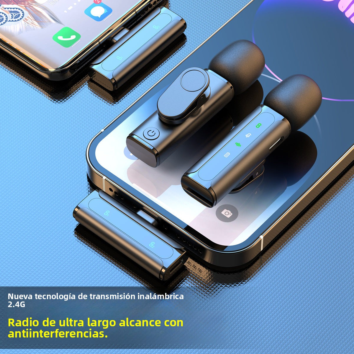 H66 Wireless Lavalier Microphone for Outdoor Live Streaming and Video Recording: Noise Reduction