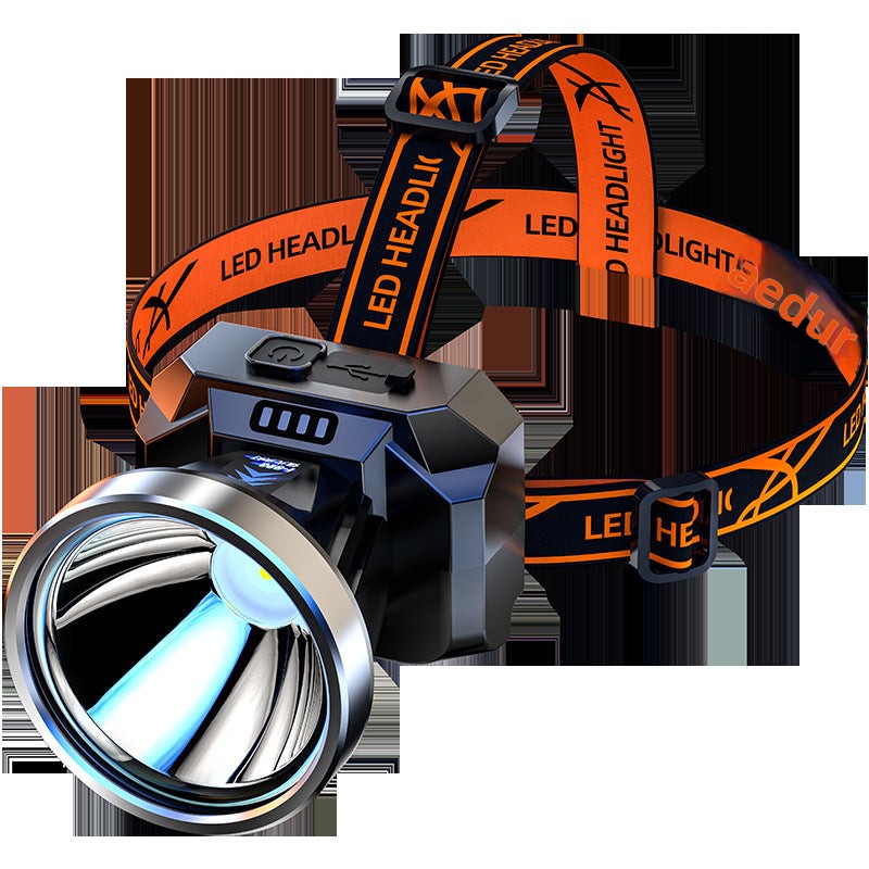 LED Headlamp for Night Fishing: Rechargeable, Camping, Long Battery Life