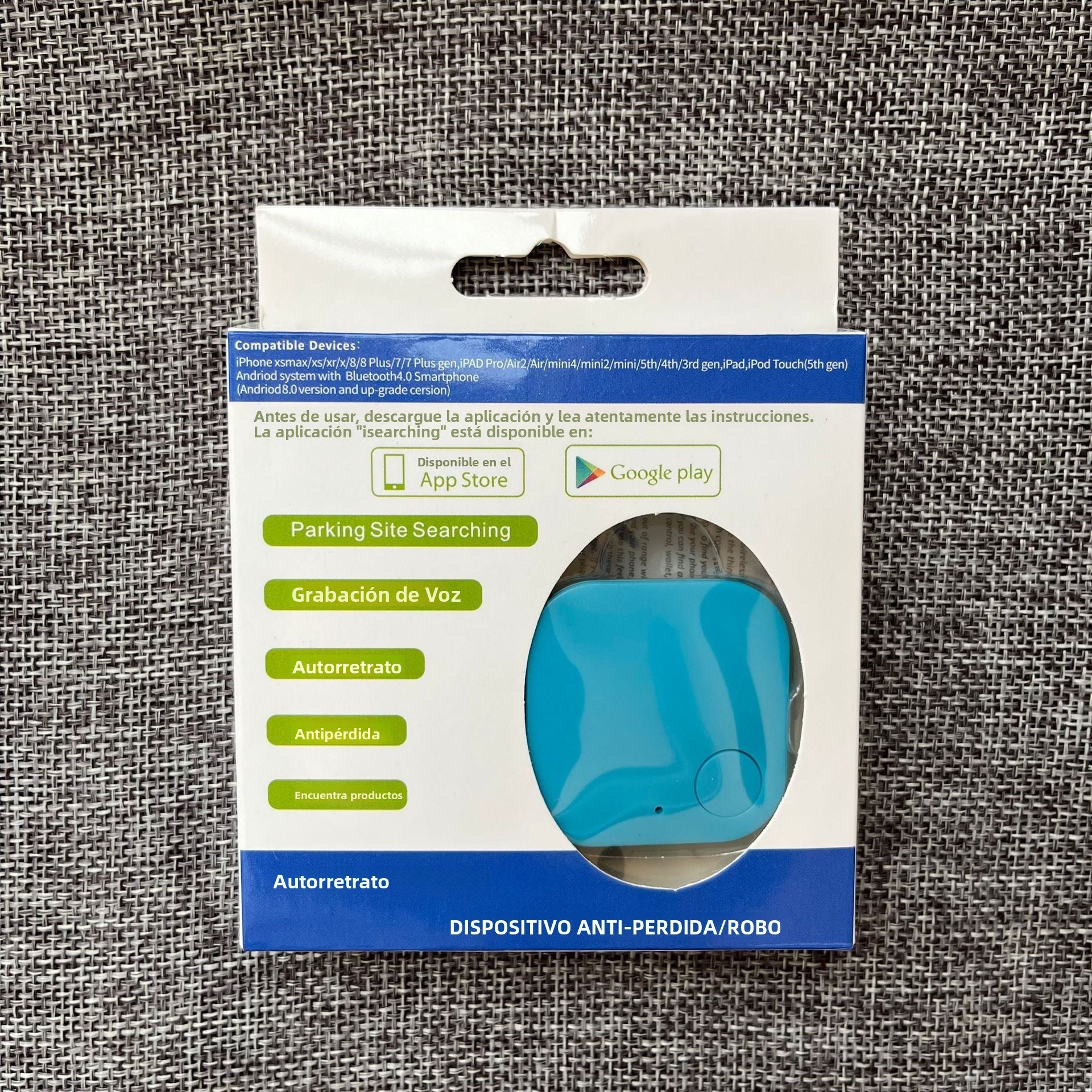 Square Bluetooth Tracker for Keys and Pets: Smart Bidirectional Alert