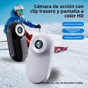 Cámara Deportiva 1080P: Portátil, Ideal para Mascotas y Actividades al Aire Libre