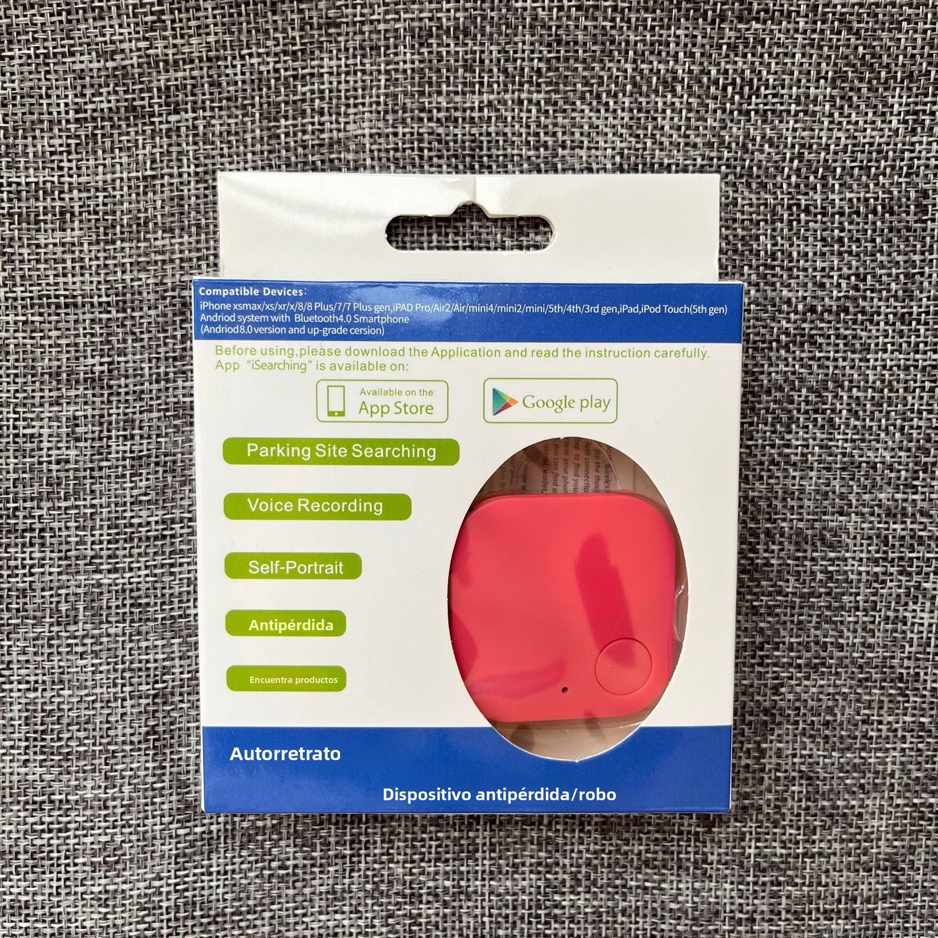 Gadget de rastreo portátil para llaves