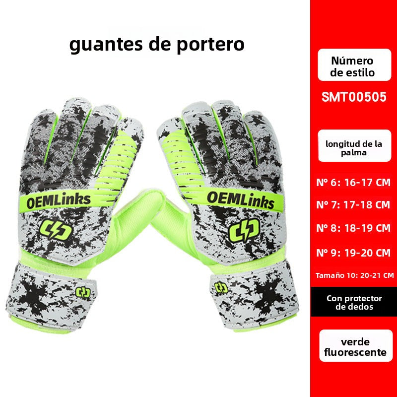 Kids' Goalkeeper Gloves for Sale: Professional Latex with Finger Protection