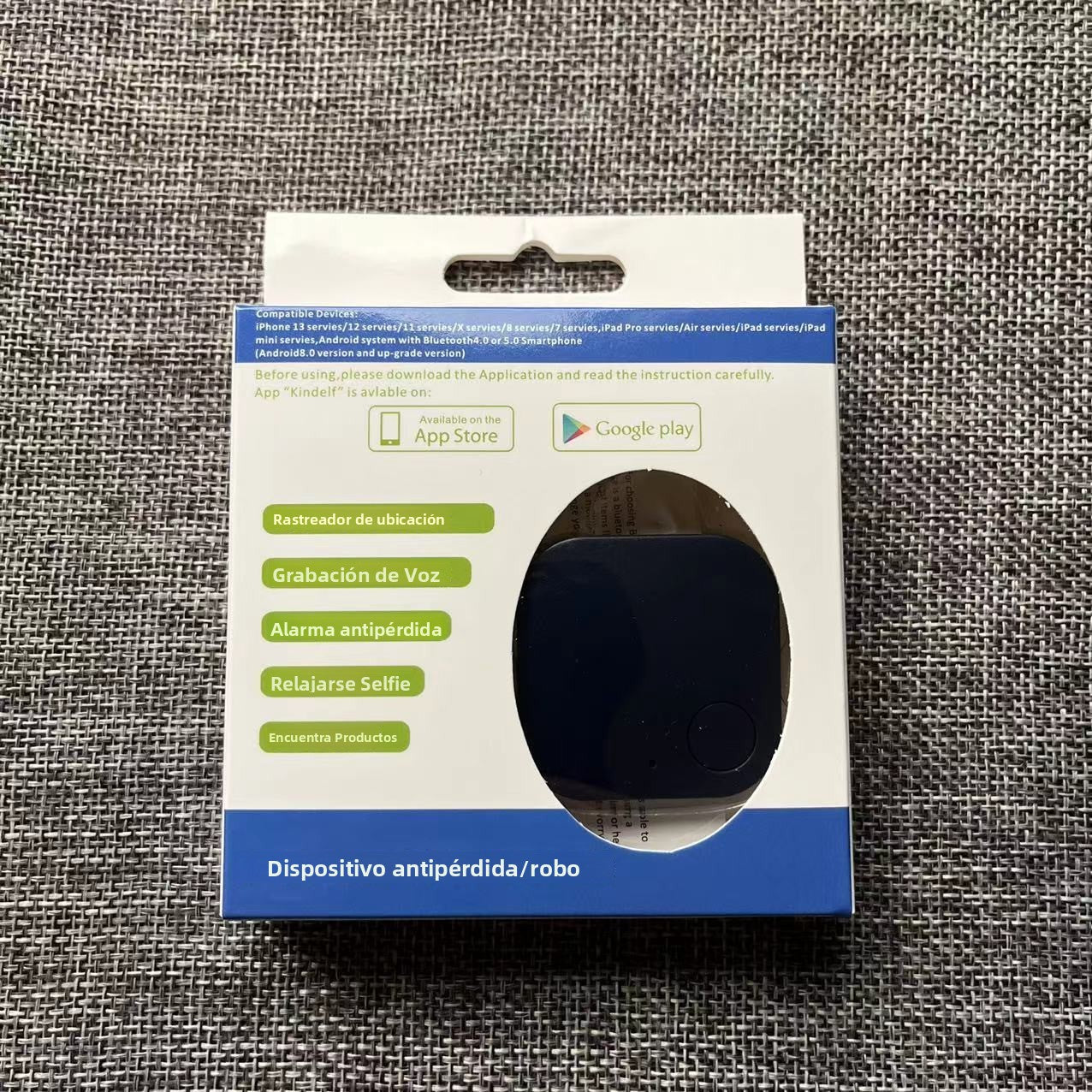 Square Bluetooth Tracker for Keys and Pets: Smart Bidirectional Alert