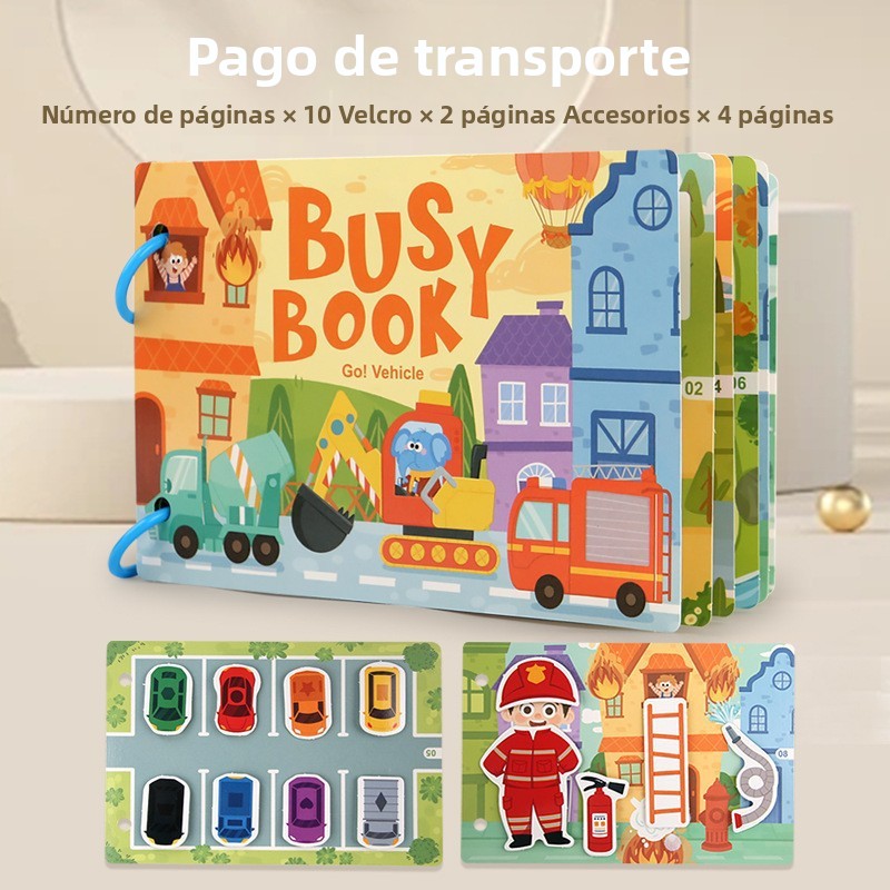 Material Educativo para Niños de 3 a 6 Años en Libro de Actividades
