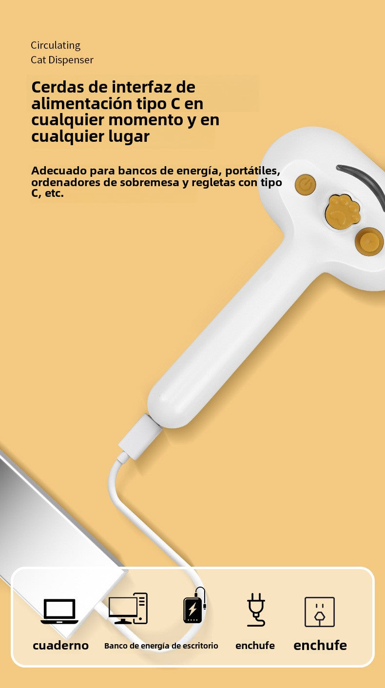 Cepillo con Spray Integrado para Mascotas: Peine Desenredante para Perros y Gatos, Elimina Pelo Muerto y Nudos, Uso Profesional