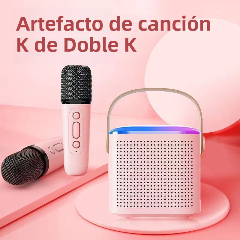 Altavoz Bluetooth Y1 con Micrófono: Sistema de Sonido Inalambrico para Karaoke en Casa