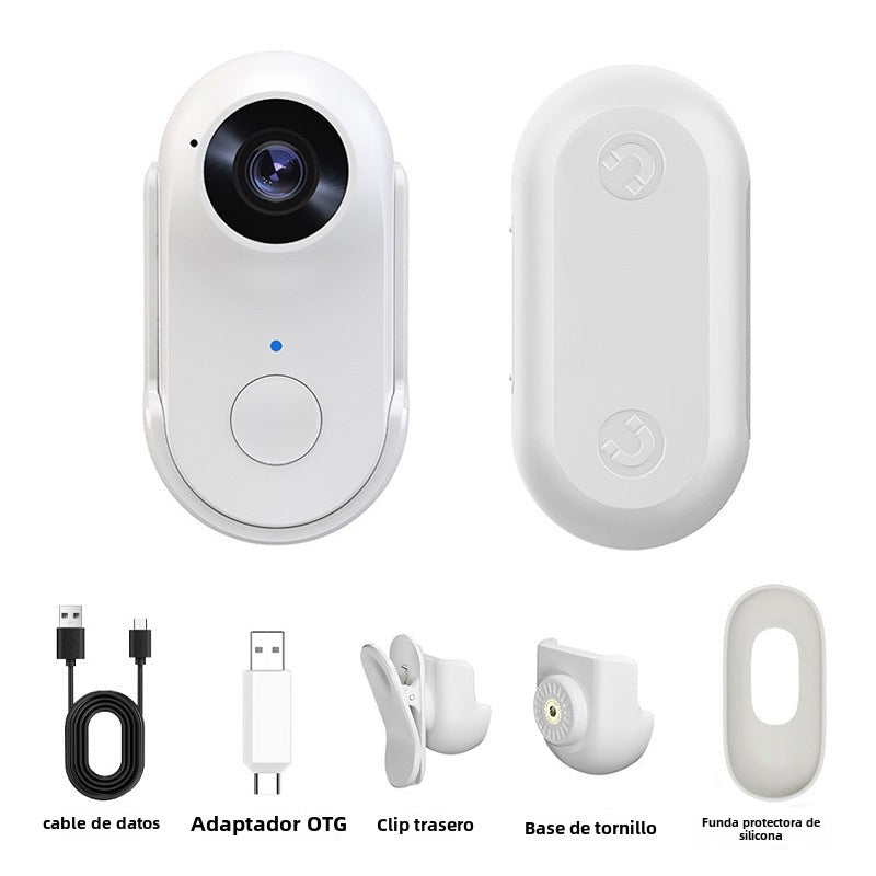 Cámara Deportiva 1080P: Portátil, Ideal para Mascotas y Actividades al Aire Libre