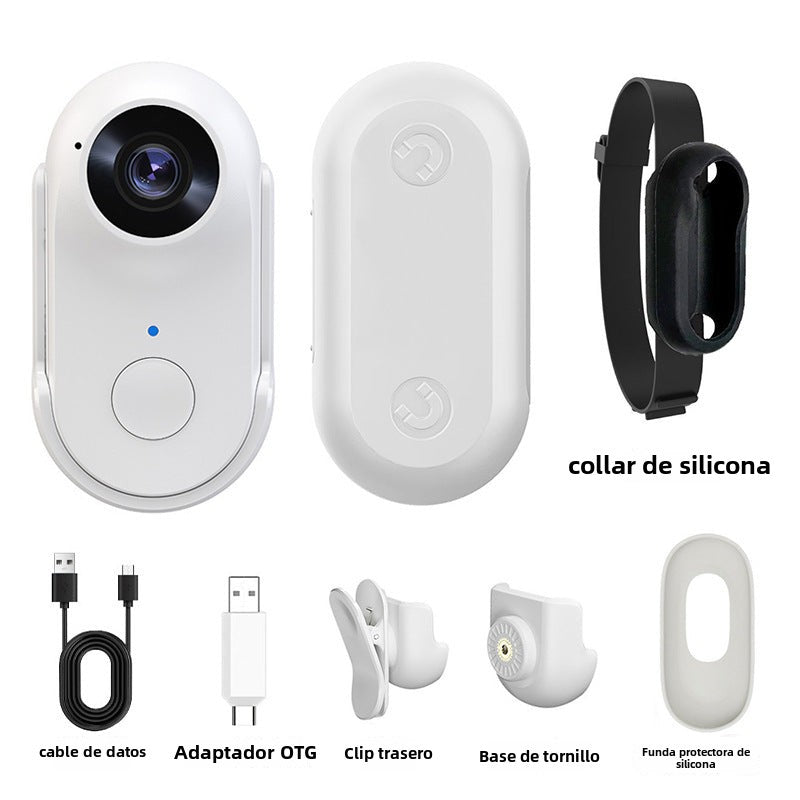 Cámara Deportiva 1080P: Portátil, Ideal para Mascotas y Actividades al Aire Libre