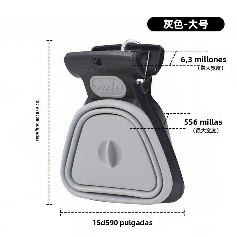 Recogedor de Heces Portátil para Mascotas | Plegable con Bolsa de Basura