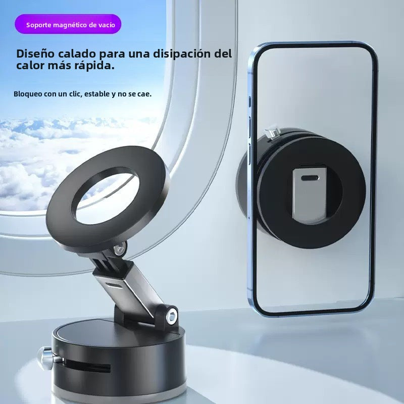 Magnetic Car Phone Holder with 360° Rotation and Adjustable Foldable Design