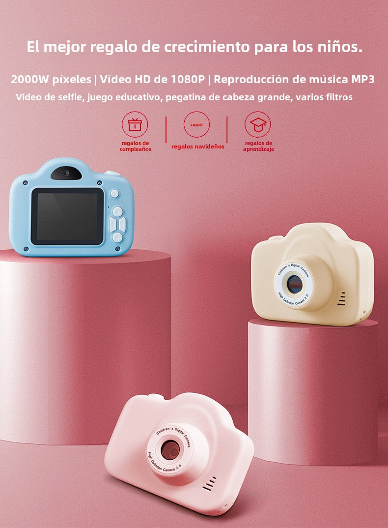 A3 Children's Camera: Cartoon Digital Camera, Handheld Recorder, and Sports Camera