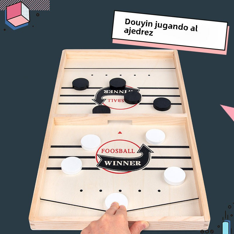 Juego de Hockey de Mesa de Madera para Niños y Adolescentes