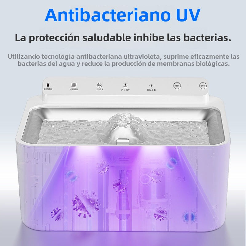 Dispensador de Agua para Mascotas: Calentamiento Constante, Filtración en Circulación, Silencioso, Inteligente