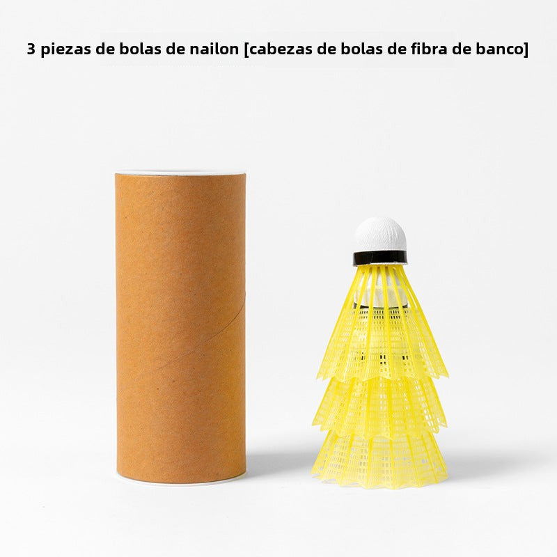 Volantes de bádminton al aire libre: Set de 3, 6 o 12 unidades, alta elasticidad y resistencia para entrenamiento y competición