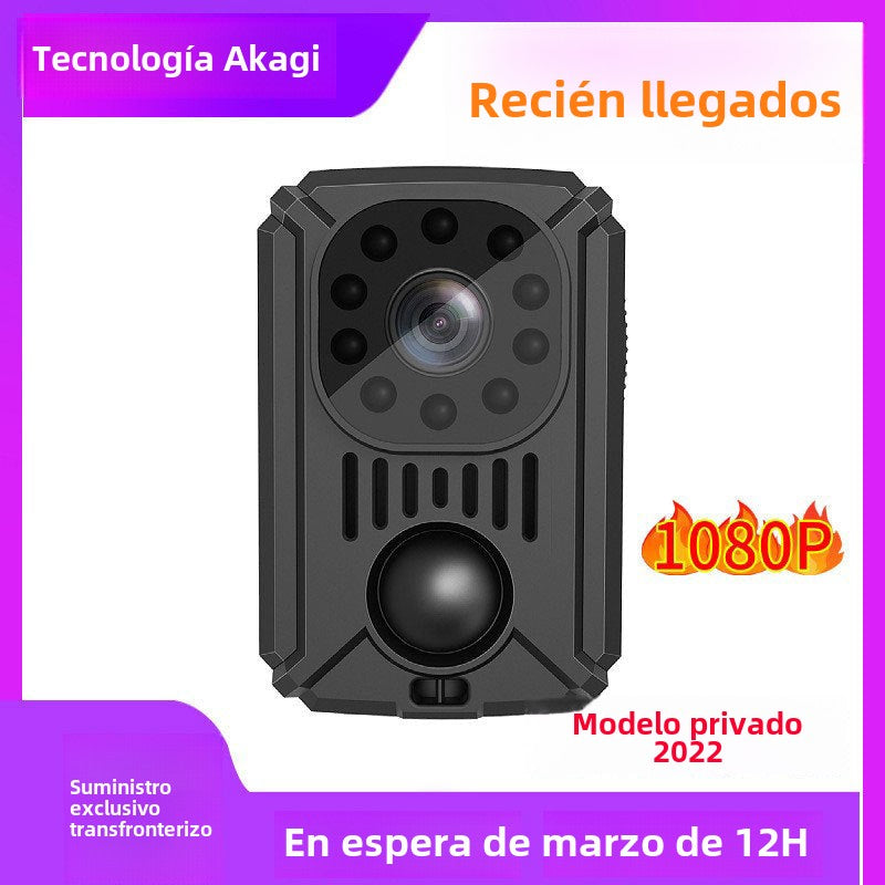 Cámara de Seguridad MD29 1080P: Cámara de Inserción, Gran Angular, Infrarroja, Grabación de Movimiento, PIR