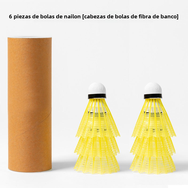 Volantes de bádminton al aire libre: Set de 3, 6 o 12 unidades, alta elasticidad y resistencia para entrenamiento y competición