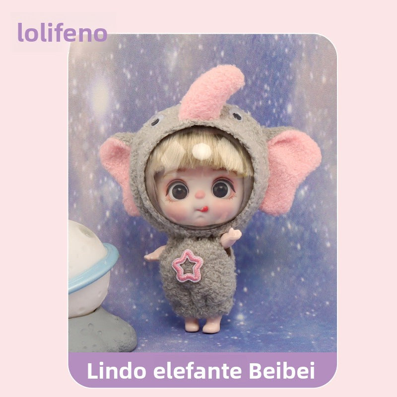 Space Animal Keychain for Girls: Cartoon Character Doll, Birthday Gift & Surprise Box