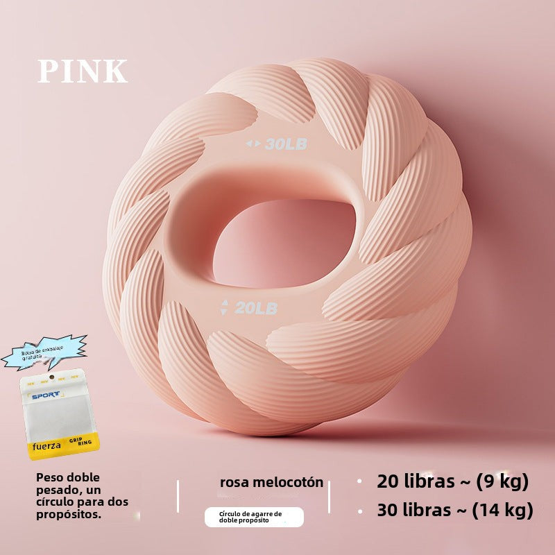 Agarre de Silicona: Anillo de Fuerza Doble para Entrenamiento y Rehabilitación de Dedos