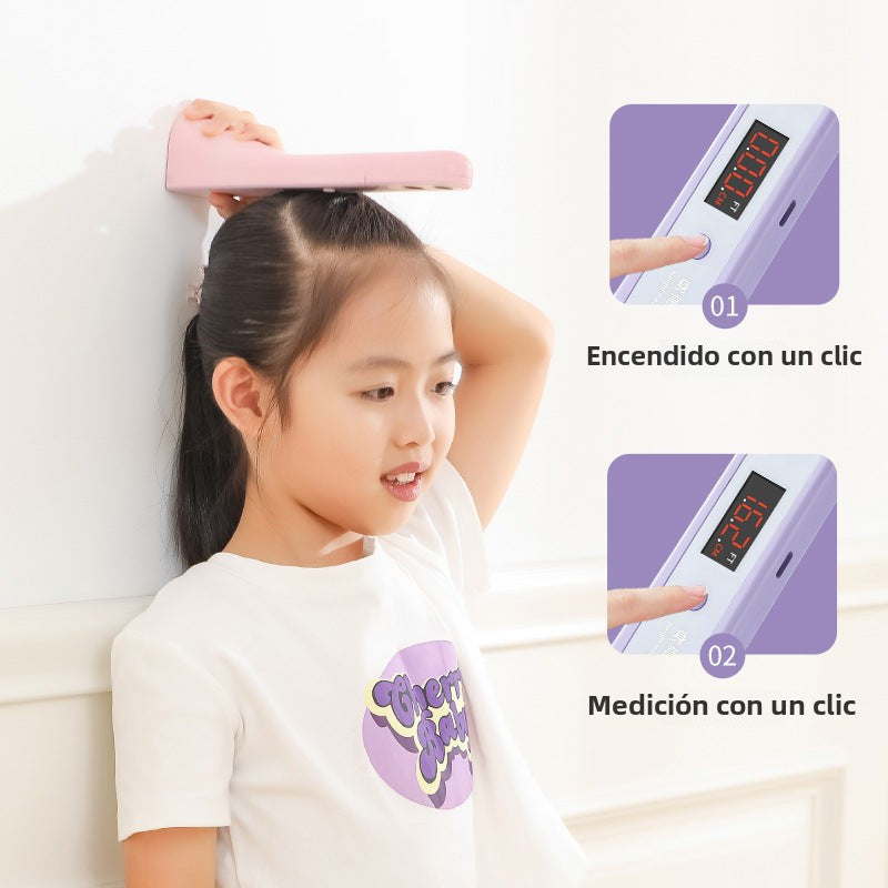 Medidor de altura electrónico portátil: Mini y preciso, ideal para niños y uso doméstico