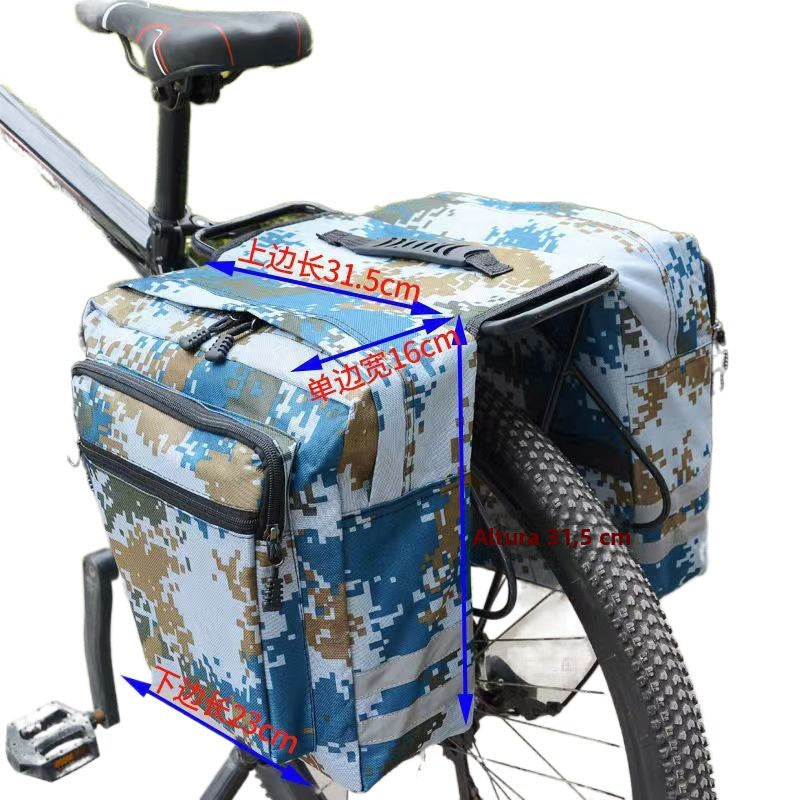 Alforja Trasera para Bicicleta – Portaequipajes Resistente en Varios Diseños