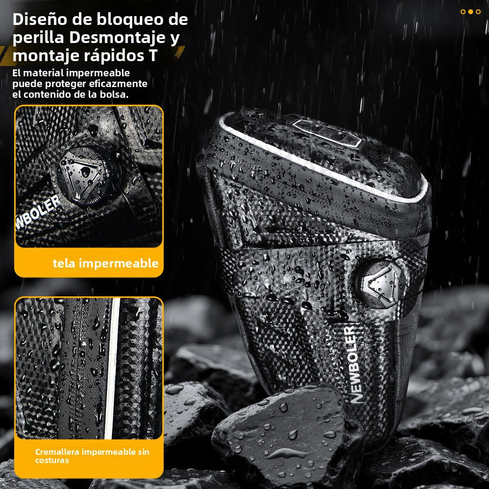 Bolsa de Sillín para Bicicleta: Impermeable, Resistente y de Gran Capacidad