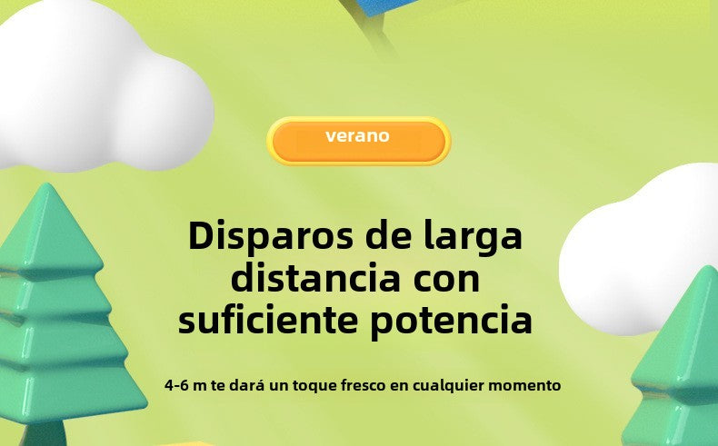 Pistolas de Agua para Niños con Diseño de Animales: Patito Amarillo y Dinosaurio, Juguetes de Verano para Playa y Juegos Acuáticos