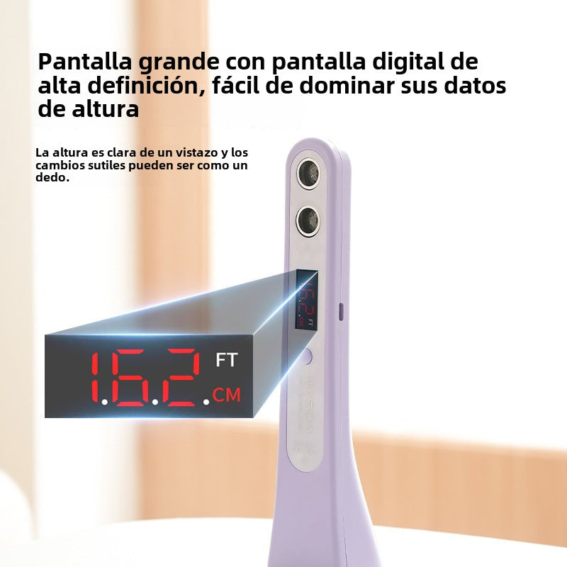 Medidor de altura electrónico portátil: Mini y preciso, ideal para niños y uso doméstico