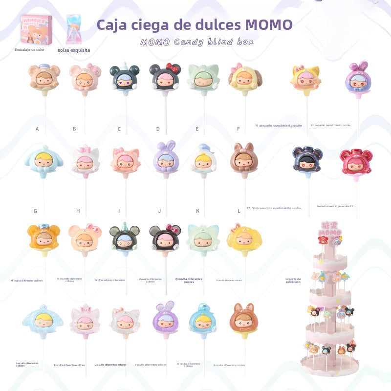 uguetes MOMO en caja sorpresa estilo caramelos