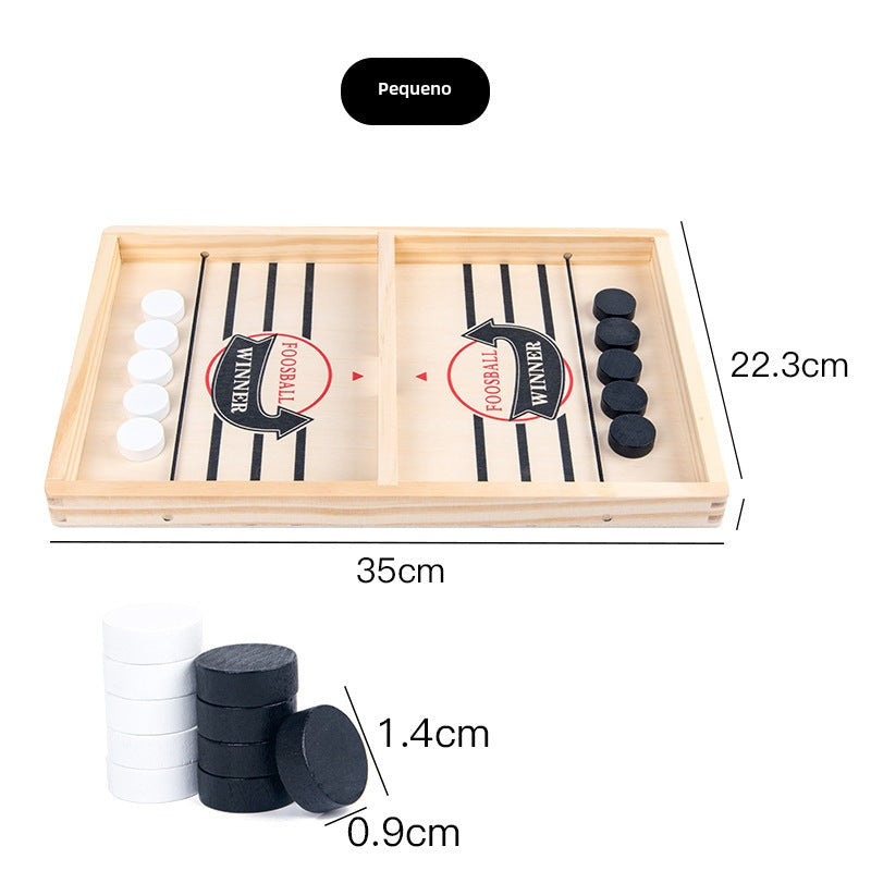 Juego de Hockey de Mesa de Madera para Niños y Adolescentes