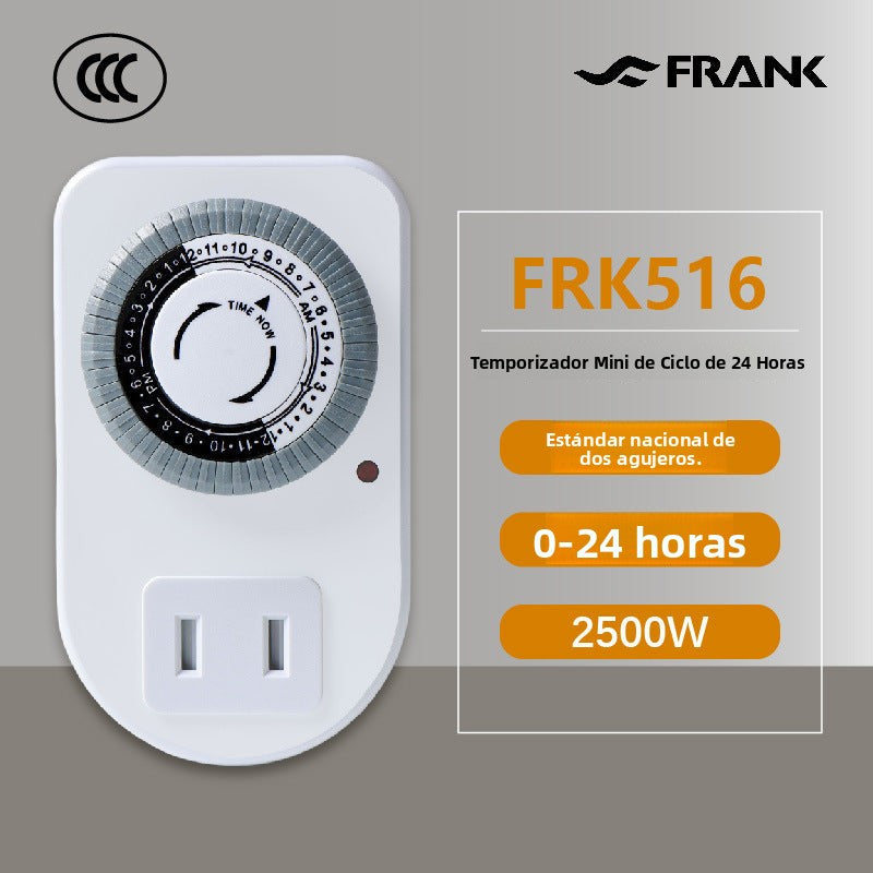 Enchufe programable para carga de electrónicos: temporizador, interruptor con apagado