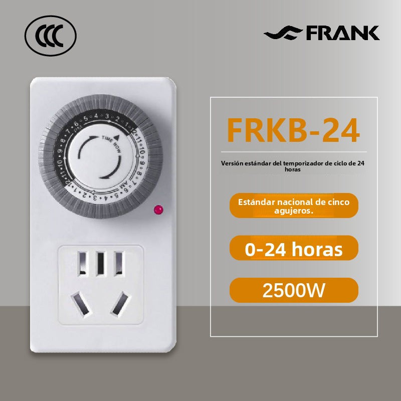 Enchufe programable para carga de electrónicos: temporizador, interruptor con apagado