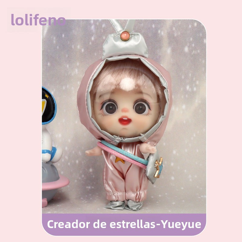 Llavero De Muñeca Serie Animales Espaciales