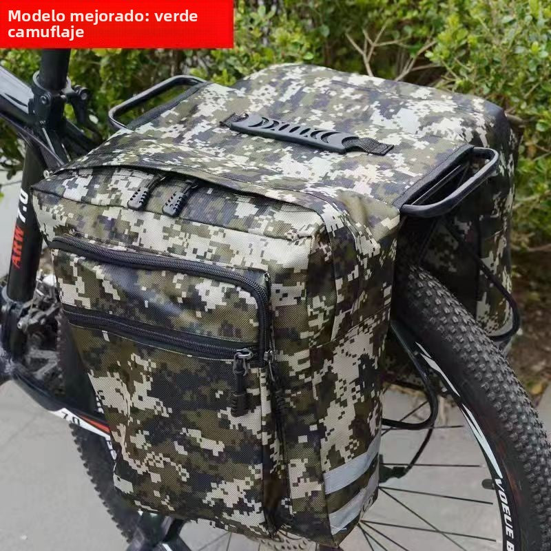 Alforja de bicicleta camuflada 