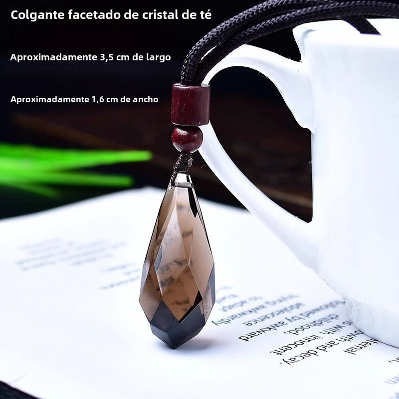 Colgante con piedras naturales: Amatista, Fluorita, Obsidiana, Lapislázuli y más