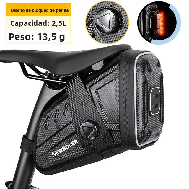 Bolsa de Sillín para Bicicleta: Impermeable, Resistente y de Gran Capacidad