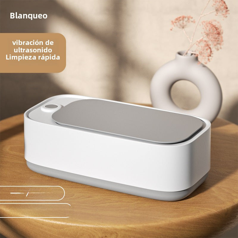 Limpiador Ultrasónico Portátil para Gafas y Joyas: Mini Dispositivo de Limpieza por Ultrasonidos para Lentes, Lentes de Contacto y Accesorios