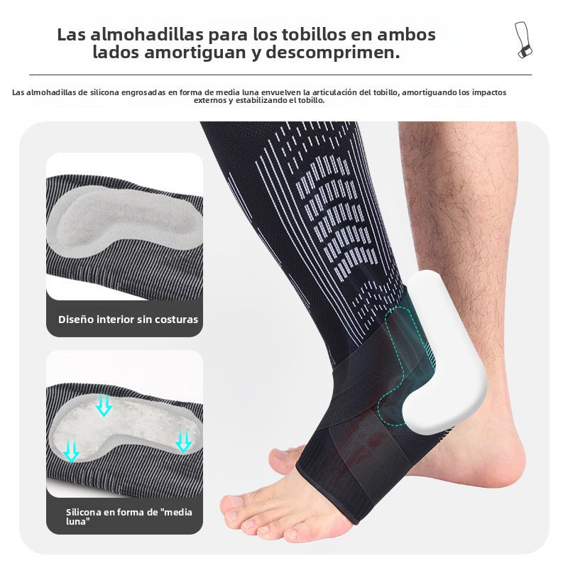 Calcetines Deportivos con Compresión para Tobillos y Soporte de Arco