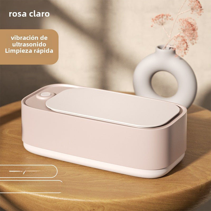 Limpiador Ultrasónico Portátil para Gafas y Joyas: Mini Dispositivo de Limpieza por Ultrasonidos para Lentes, Lentes de Contacto y Accesorios