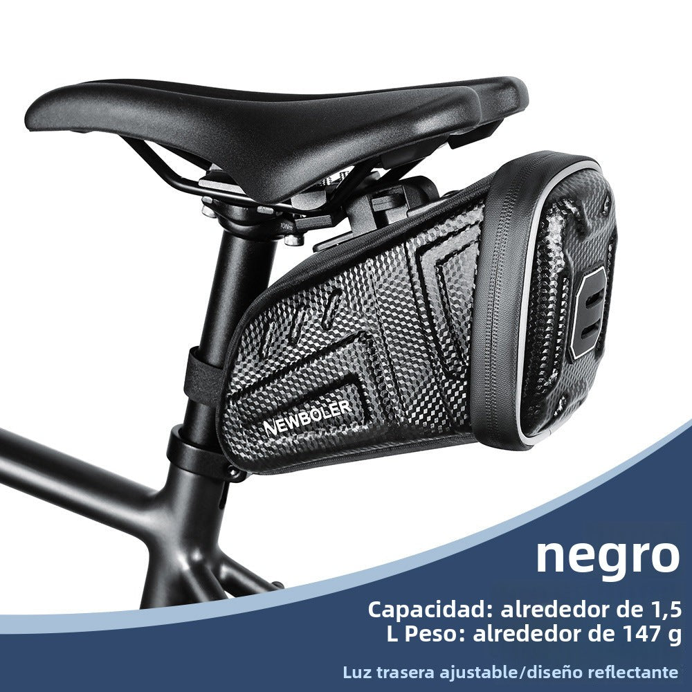 Bolsa de Sillín para Bicicleta: Impermeable, Resistente y de Gran Capacidad