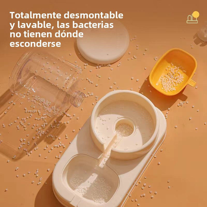 Dispensador Automático de Agua y Comida para Gatos