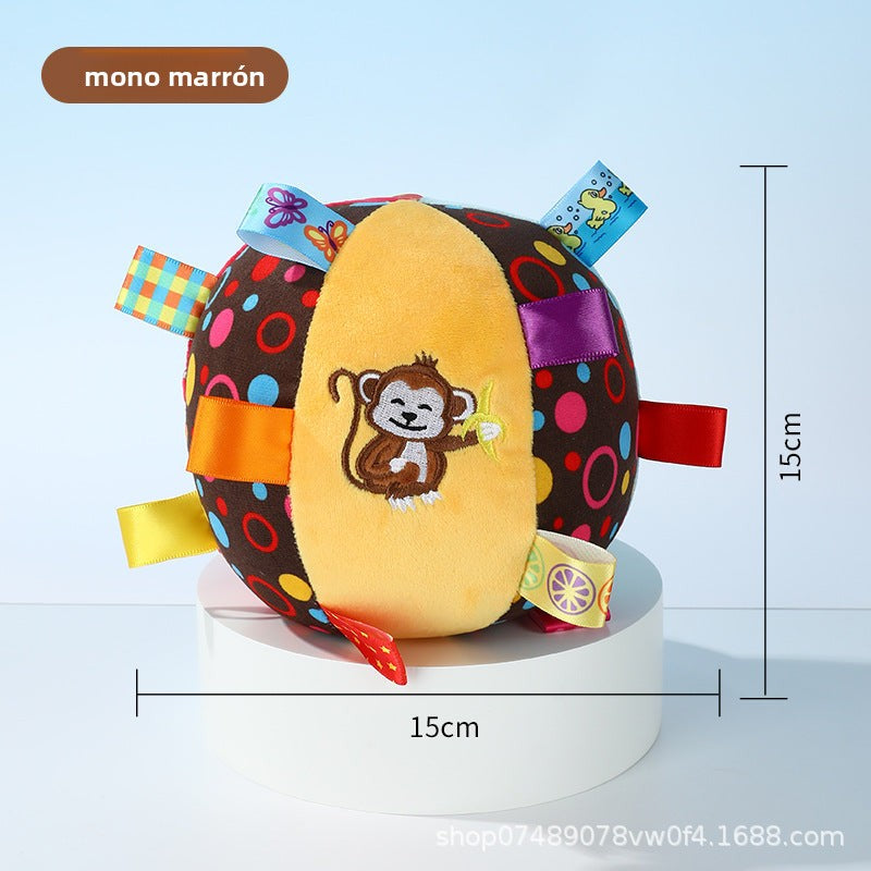 Pelota de Peluche para Perros con Sonido y Agarraderas Duraderas