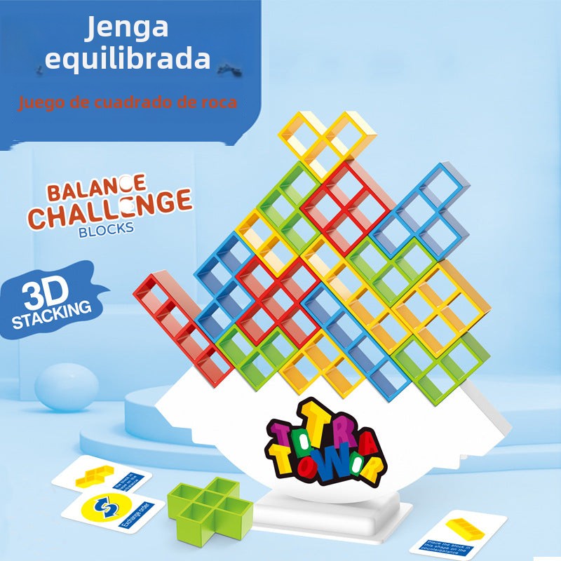 Juego de Mesa Tetris de Equilibrio para Niños y Adultos