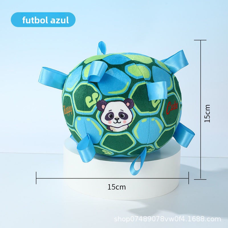 Pelota de Peluche para Perros con Sonido y Agarraderas Duraderas