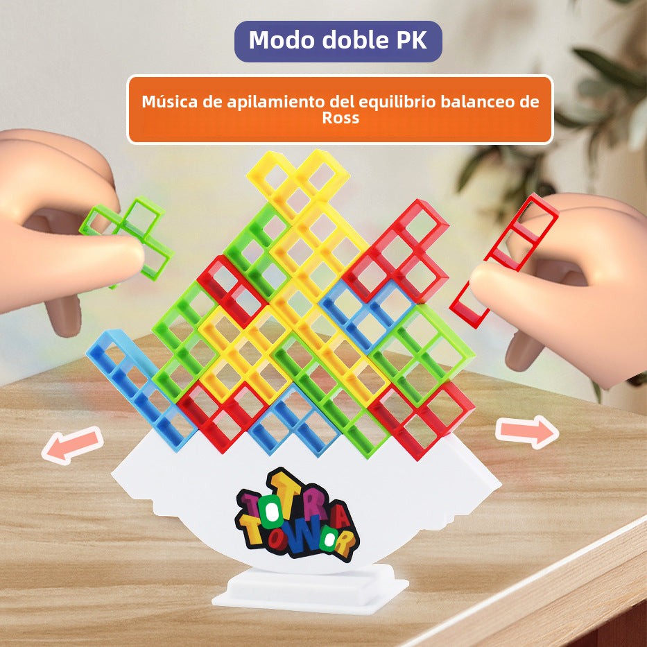 Juego de Mesa Tetris de Equilibrio para Niños y Adultos