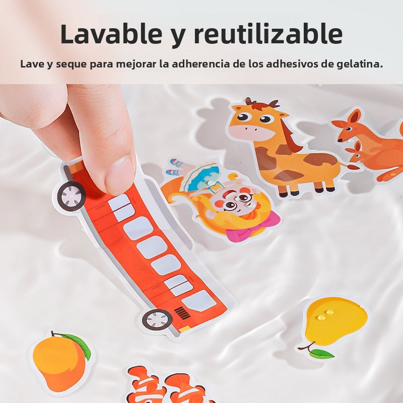 Libro de Pegatinas para Niños en Preescolar  – Escenarios Educativos y de Entretenimiento