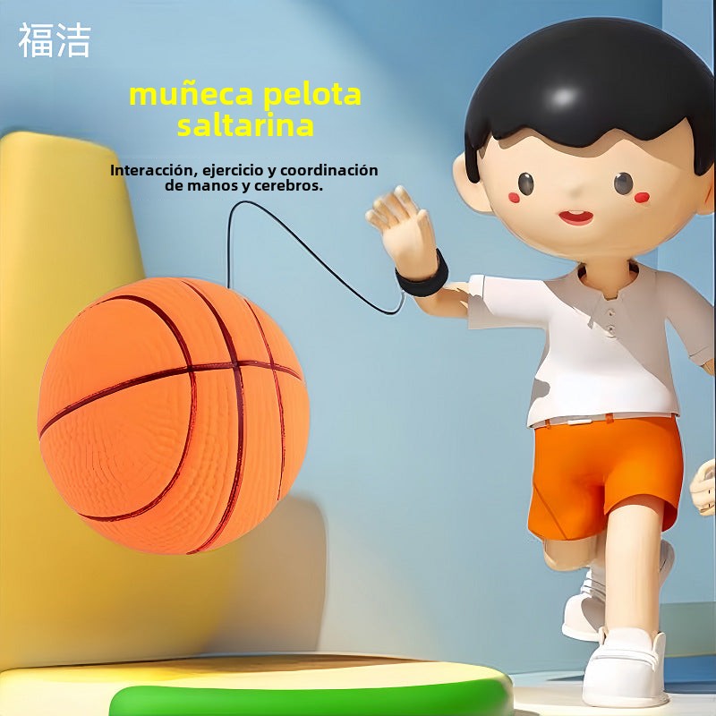 Pelota de Reacción con Cuerda para Muñeca: Bola Elástica de Rebote para Entrenamiento de Coordinación, Juguete Deportivo para Niños y Fitness