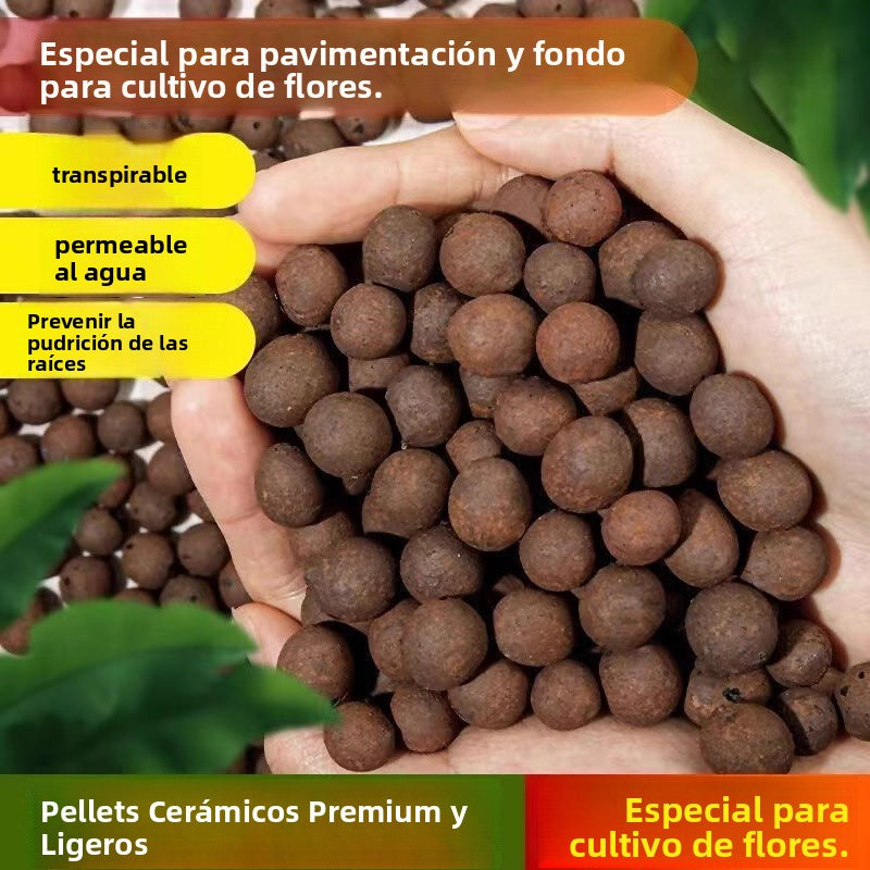 Sustrato de Arcilla Expandida para Macetas, Suculentas y Cultivo Hidropónico