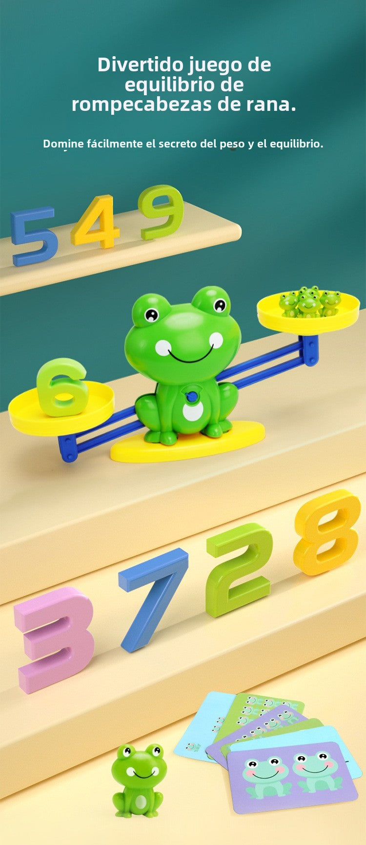 Juguete Educativo para Aprender Matemáticas: Balanza Numérica divertida