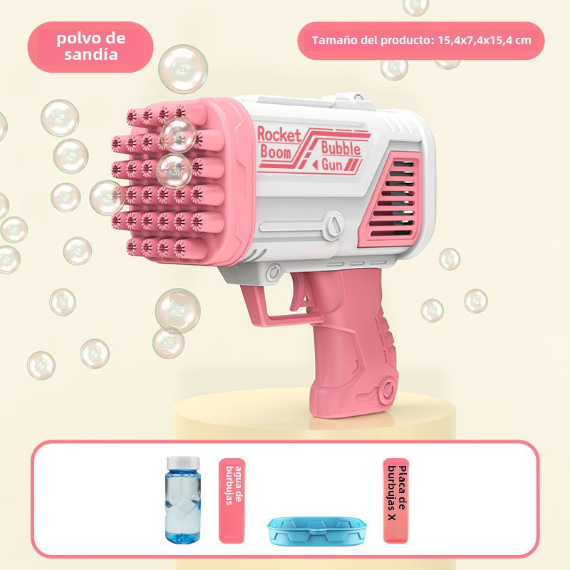 Pistola de Burbujas para Niños de 32 Agujeros